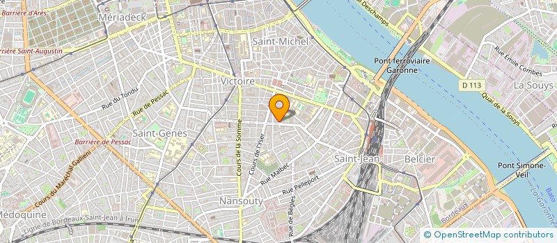 localisation de l'entreprise MONSIEUR VICTOR MAGNIONT  BORDEAUX