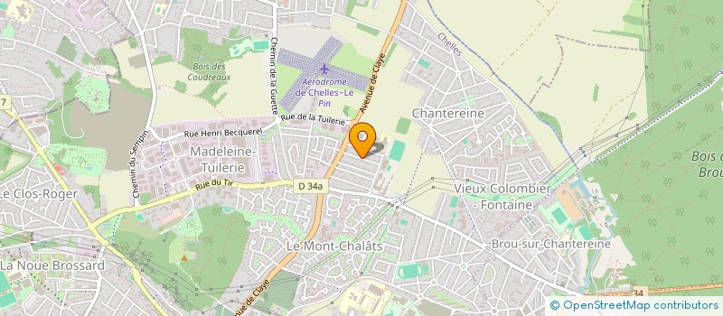 localisation de l'entreprise MONSIEUR VICTOR MAHU  CHELLES