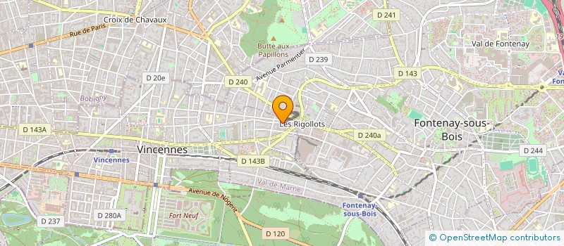 localisation de l'entreprise MONSIEUR VICTOR MALLET à VINCENNES