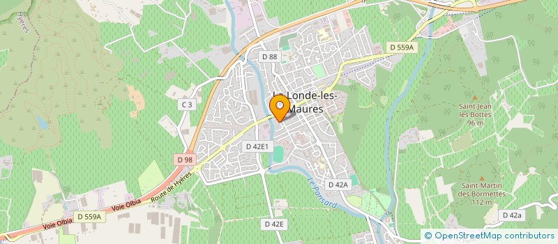 localisation de l'entreprise MONSIEUR VICTOR MALONDA à LA LONDE-LES-MAURES