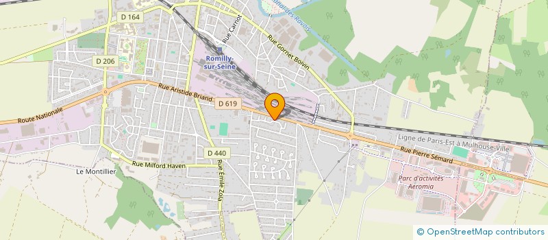 localisation de l'entreprise MONSIEUR VICTOR MANAIA DA CRUZ  ROMILLY SUR SEINE