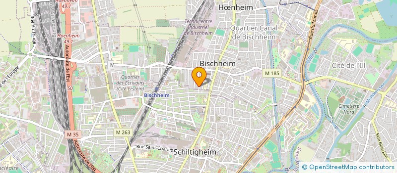 localisation de l'entreprise MONSIEUR VICTOR MANGEONJEAN  BISCHHEIM