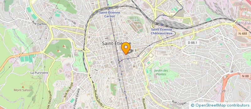 localisation de l'entreprise MONSIEUR VICTOR MANTRAND à SAINT-ETIENNE