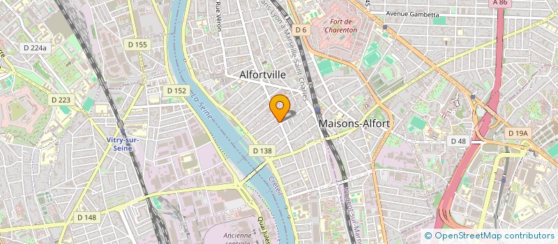 localisation de l'entreprise MONSIEUR VICTOR MARCHITAN  ALFORTVILLE