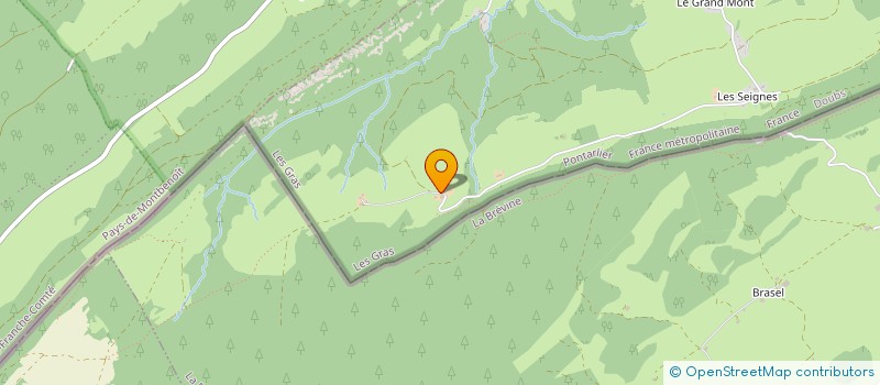 localisation de l'entreprise MONSIEUR VICTOR MARECHAL  LES GRAS