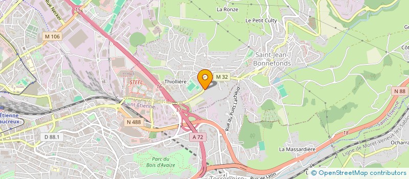 localisation de l'entreprise MONSIEUR VICTOR MARINE  SAINT-JEAN-BONNEFONDS