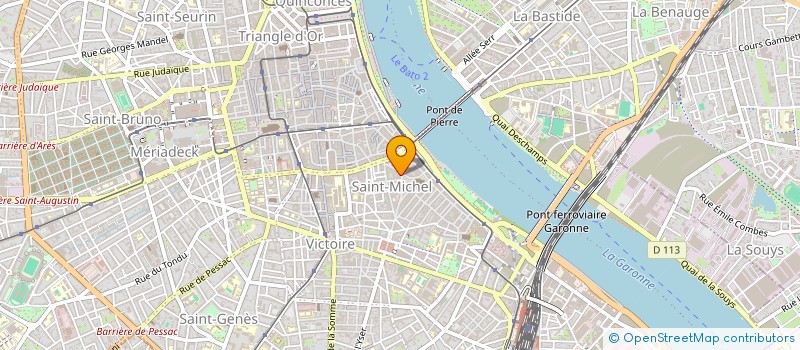 localisation de l'entreprise MONSIEUR VICTOR MARION  BORDEAUX