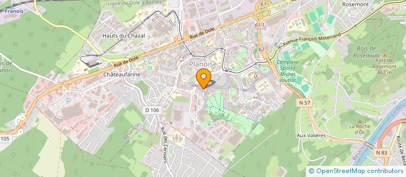 localisation de l'entreprise MONSIEUR VICTOR MARK  BESANCON