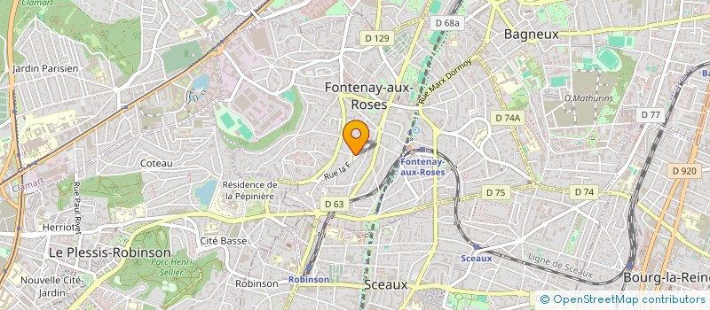 localisation de l'entreprise MONSIEUR VICTOR MARKOVITCH à FONTENAY-AUX-ROSES