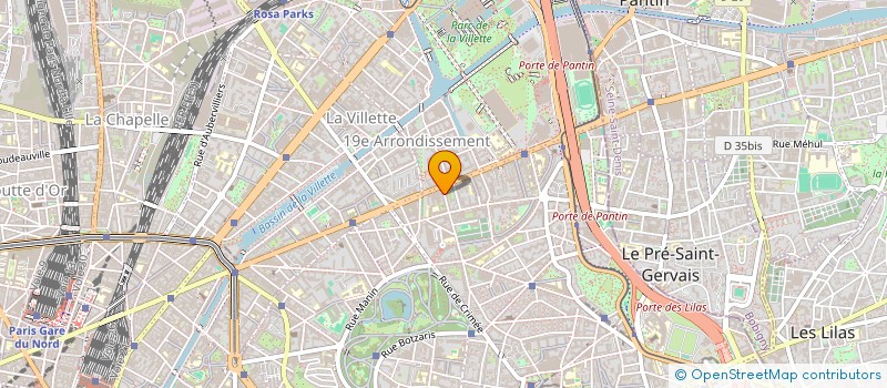 localisation de l'entreprise MONSIEUR VICTOR MARTHON VORIN  PARIS