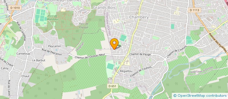 localisation de l'entreprise MONSIEUR VICTOR MARTIN  VILLENAVE-D'ORNON