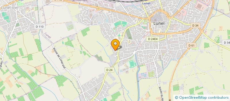 localisation de l'entreprise MONSIEUR VICTOR MARTINS TEIXEIRA  LUNEL