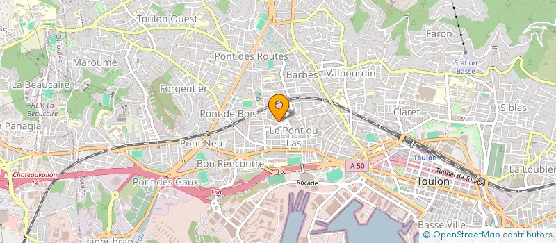 localisation de l'entreprise MONSIEUR VICTOR MASSOL  TOULON