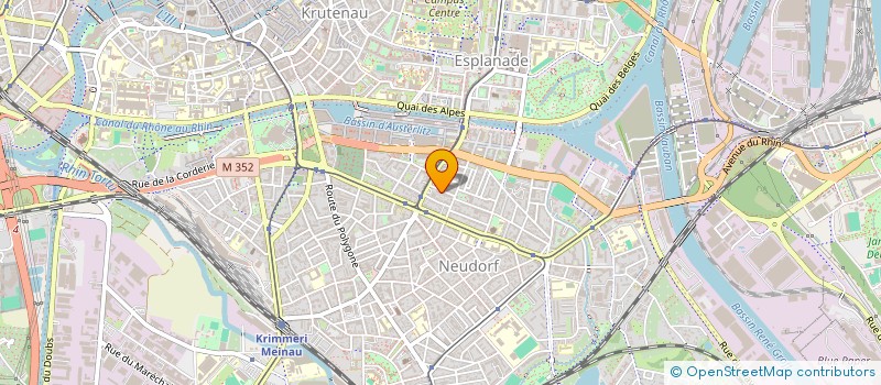 localisation de l'entreprise MONSIEUR VICTOR MATHIS  STRASBOURG