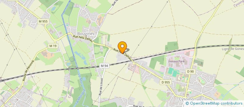 localisation de l'entreprise MONSIEUR VICTOR MATOUK  BOUVINES