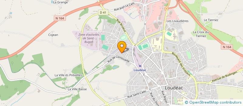 localisation de l'entreprise MONSIEUR VICTOR MAXIMIN à LOUDEAC