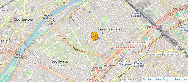 localisation de l'entreprise MONSIEUR VICTOR MENA à LEVALLOIS-PERRET