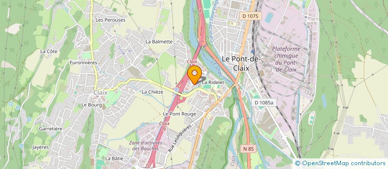 localisation de l'entreprise MONSIEUR VICTOR MENDUNI  ECHIROLLES