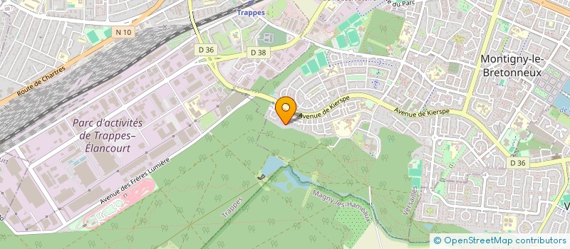 localisation de l'entreprise MONSIEUR VICTOR MERAND  MONTIGNY-LE-BRETONNEUX