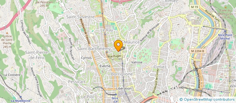 localisation de l'entreprise MONSIEUR VICTOR MERIC DE BELLEFON à NICE