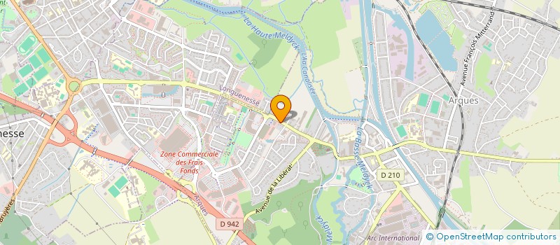 localisation de l'entreprise MONSIEUR VICTOR MERLIER à ARQUES