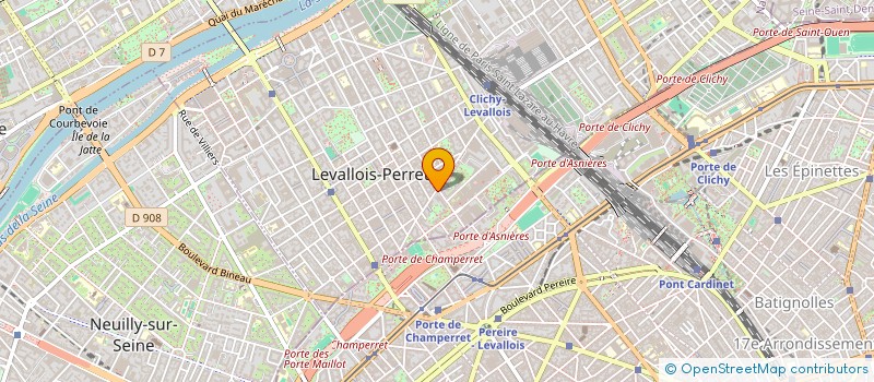 localisation de l'entreprise MONSIEUR VICTOR MESA à LEVALLOIS-PERRET