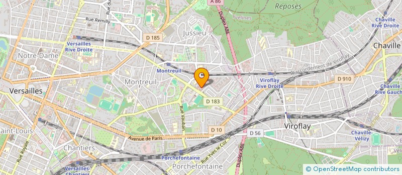 localisation de l'entreprise MONSIEUR VICTOR MEUNIER  VOISINS-LE-BRETONNEUX