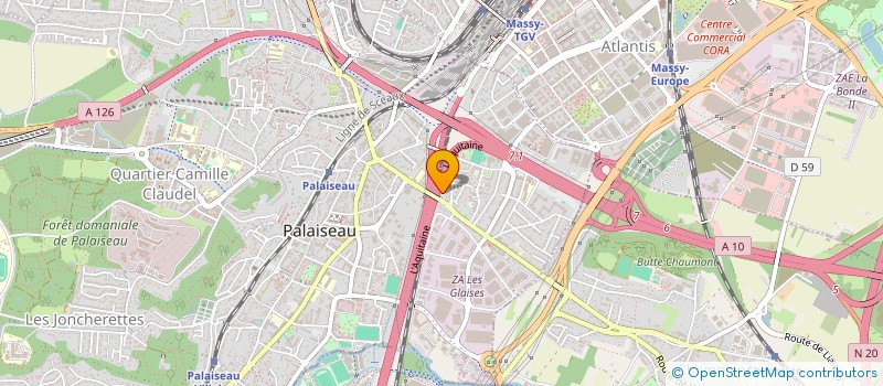 localisation de l'entreprise MONSIEUR VICTOR MEYRINAC  PALAISEAU