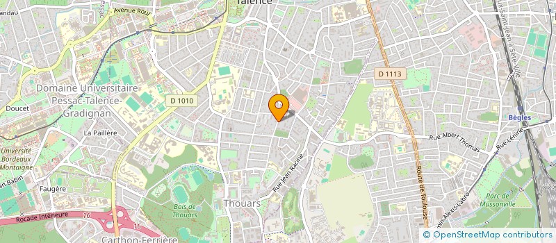 localisation de l'entreprise MONSIEUR VICTOR MIRANDA  TALENCE