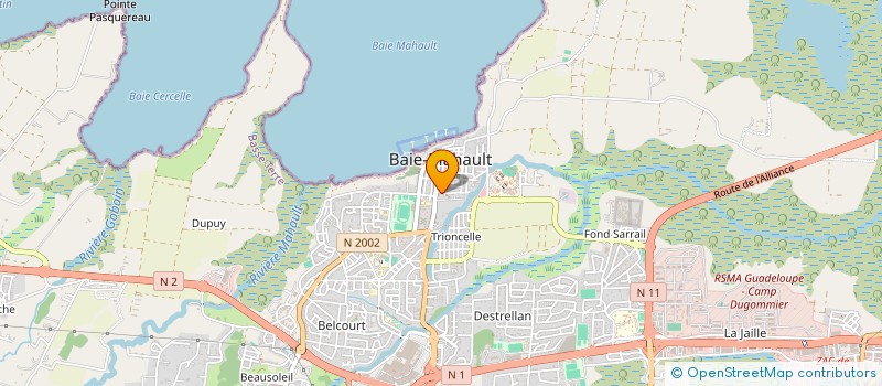 localisation de l'entreprise MONSIEUR VICTOR MIRRE  BAIE MAHAULT