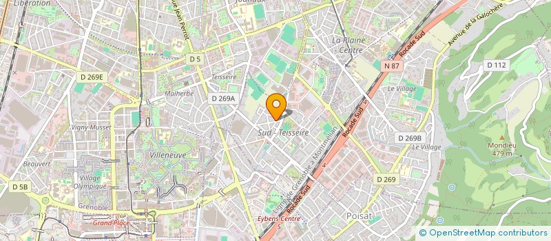 localisation de l'entreprise MONSIEUR VICTOR MODESTE  SAINT-MARTIN-D'HERES