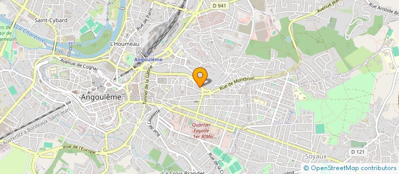 localisation de l'entreprise MONSIEUR VICTOR MONBOISSET à ANGOULEME