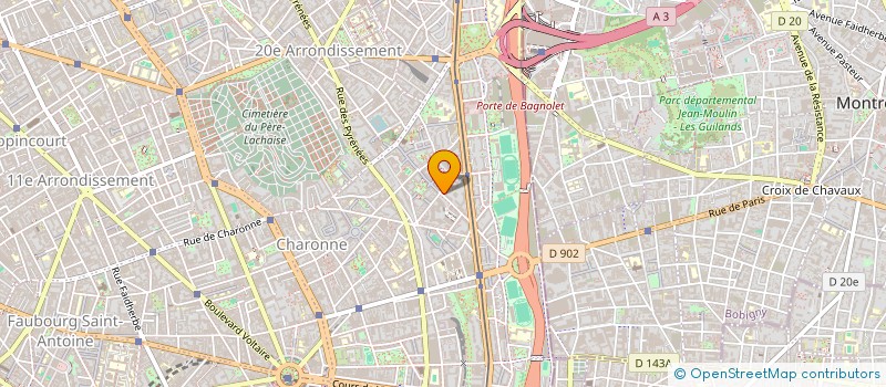 localisation de l'entreprise MONSIEUR VICTOR MONTET  PARIS