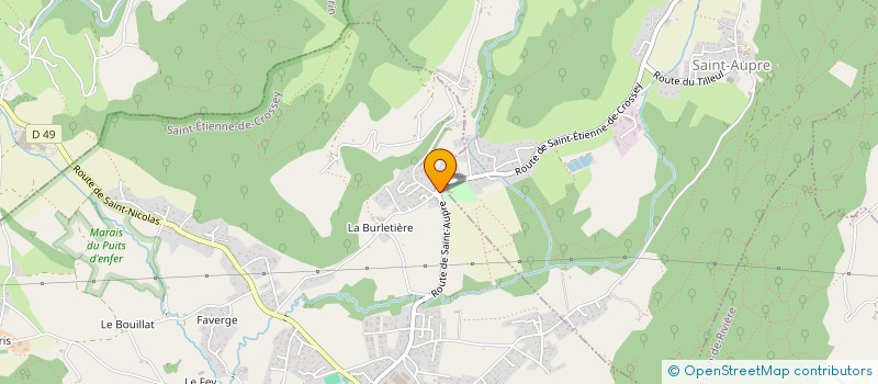 localisation de l'entreprise MONSIEUR VICTOR MOREL  SAINT-ETIENNE-DE-CROSSEY