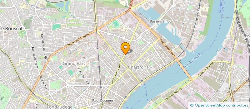 localisation de l'entreprise MONSIEUR VICTOR MOULIN  BORDEAUX