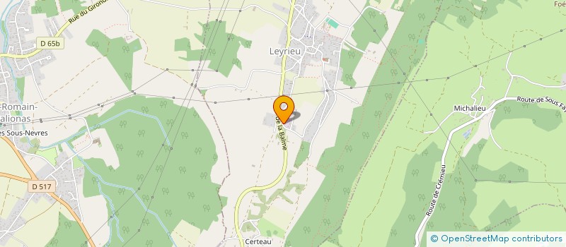 localisation de l'entreprise MONSIEUR VICTOR MOYNE-VERNAY  LEYRIEU