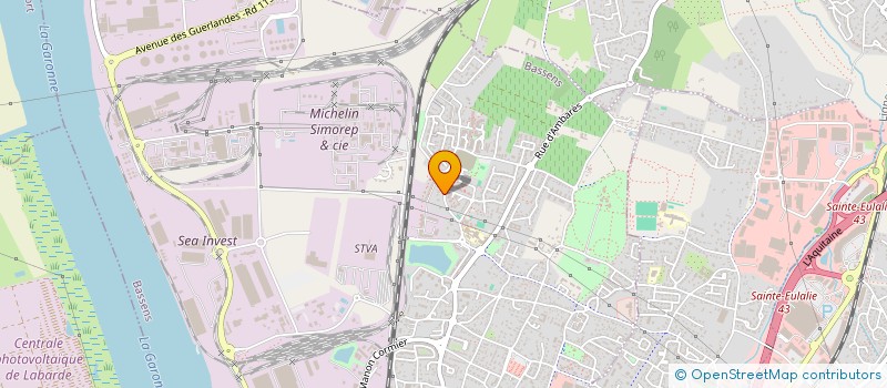 localisation de l'entreprise MONSIEUR VICTOR MURARO  BASSENS