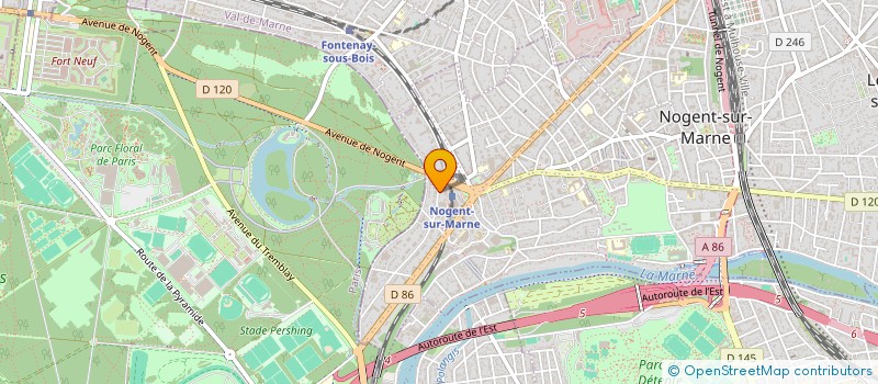 localisation de l'entreprise MONSIEUR VICTOR MYARA à NOGENT-SUR-MARNE