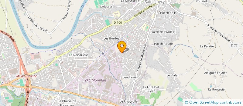 localisation de l'entreprise MONSIEUR VICTOR NADALIN à SAINT-JUERY