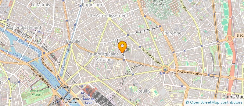 localisation de l'entreprise MONSIEUR VICTOR NIERGUE  PARIS