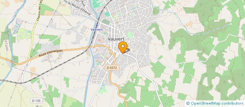 localisation de l'entreprise MONSIEUR VICTOR NISSARD  VAUVERT