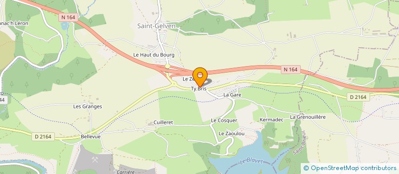 localisation de l'entreprise MONSIEUR VICTOR NOBLE à BON REPOS SUR BLAVET