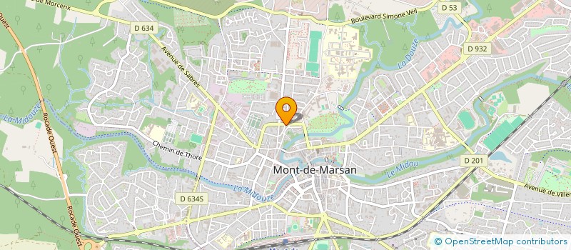 localisation de l'entreprise MONSIEUR VICTOR OCHNICKI  MONT-DE-MARSAN