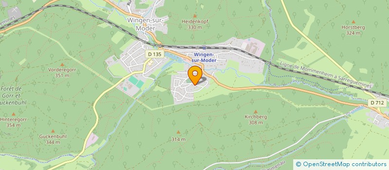 localisation de l'entreprise MONSIEUR VICTOR OGBEIWI  WINGEN-SUR-MODER
