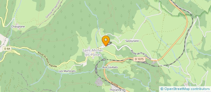 localisation de l'entreprise MONSIEUR VICTOR OGIER  SAINT-MICHEL-LES-PORTES