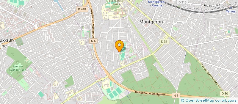 localisation de l'entreprise MONSIEUR VICTOR OUTIN à MONTGERON