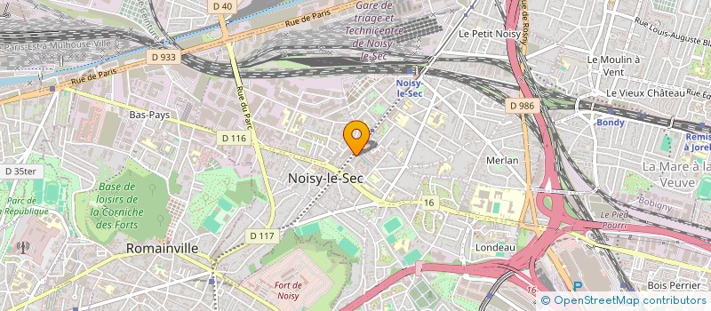 localisation de l'entreprise MONSIEUR VICTOR PADURET à NOISY-LE-SEC
