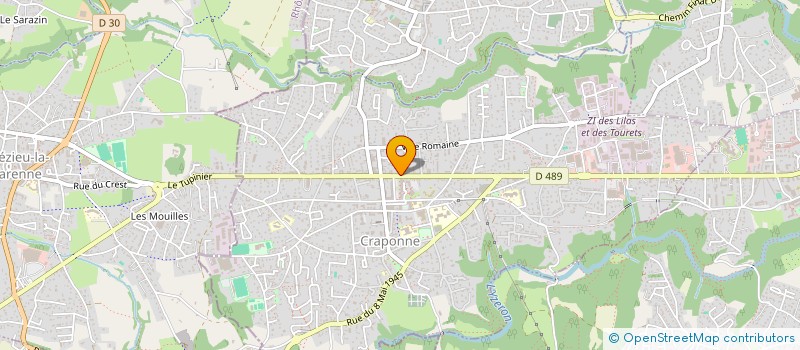 localisation de l'entreprise MONSIEUR VICTOR PAGET  CRAPONNE