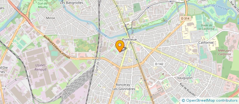 localisation de l'entreprise MONSIEUR VICTOR PAMELARD  LE MANS