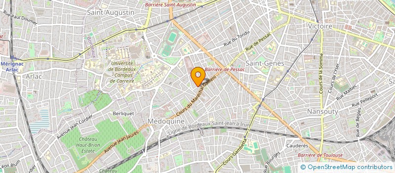 localisation de l'entreprise MONSIEUR VICTOR PARAY  BORDEAUX